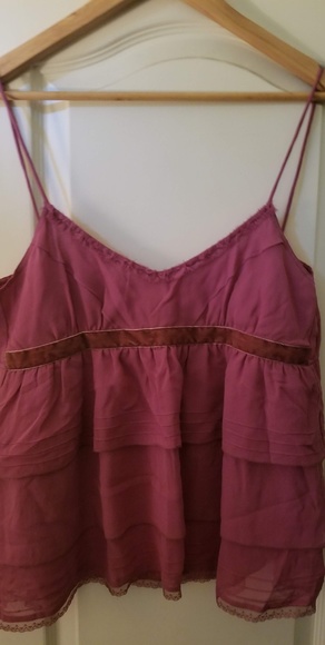 Anthropologie Eloise Raspberry Strappy camisole - Picture 1 of 5